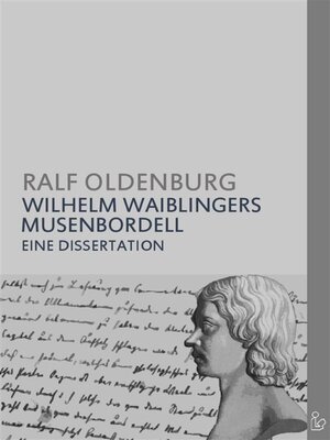 cover image of WILHELM WAIBLINGERS MUSENBORDELL